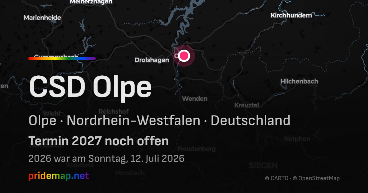 CSD Olpe — Olpe, Deutschland