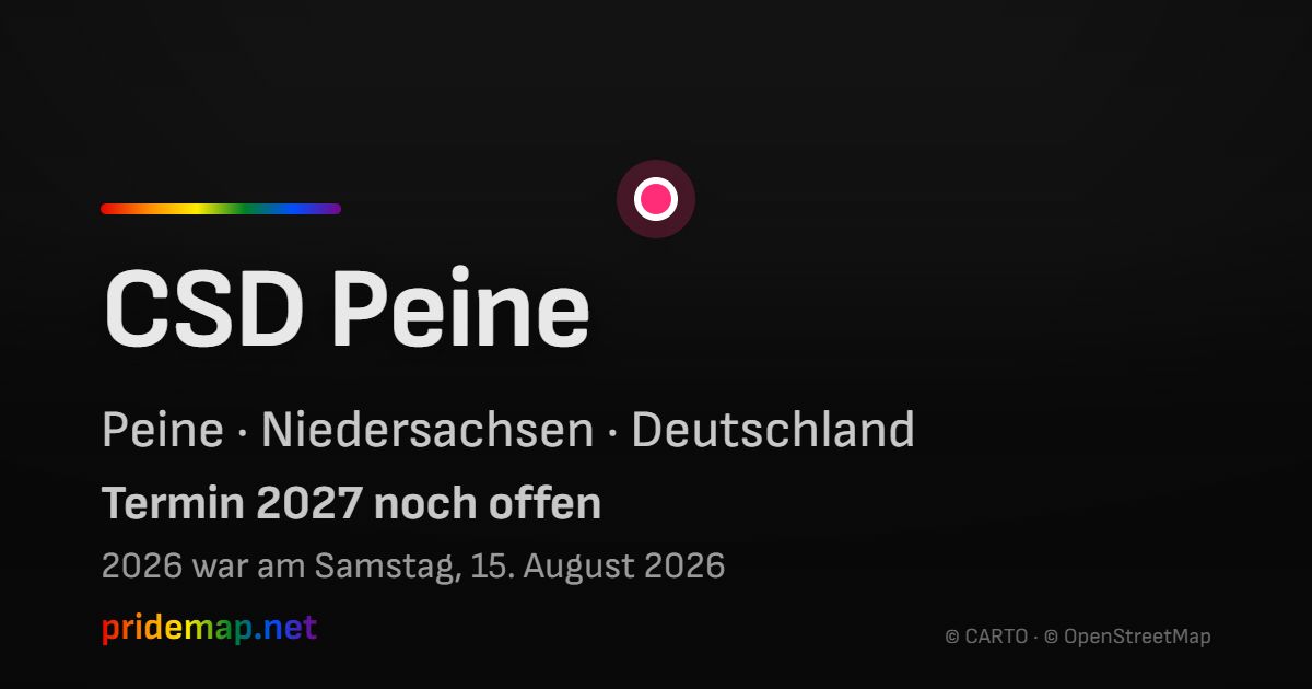 CSD Peine — Peine, Germany