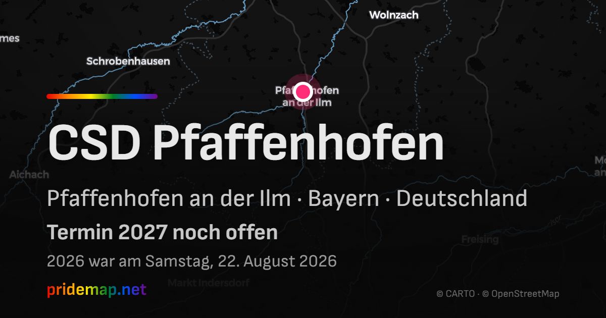 CSD Pfaffenhofen — Pfaffenhofen an der Ilm, Deutschland