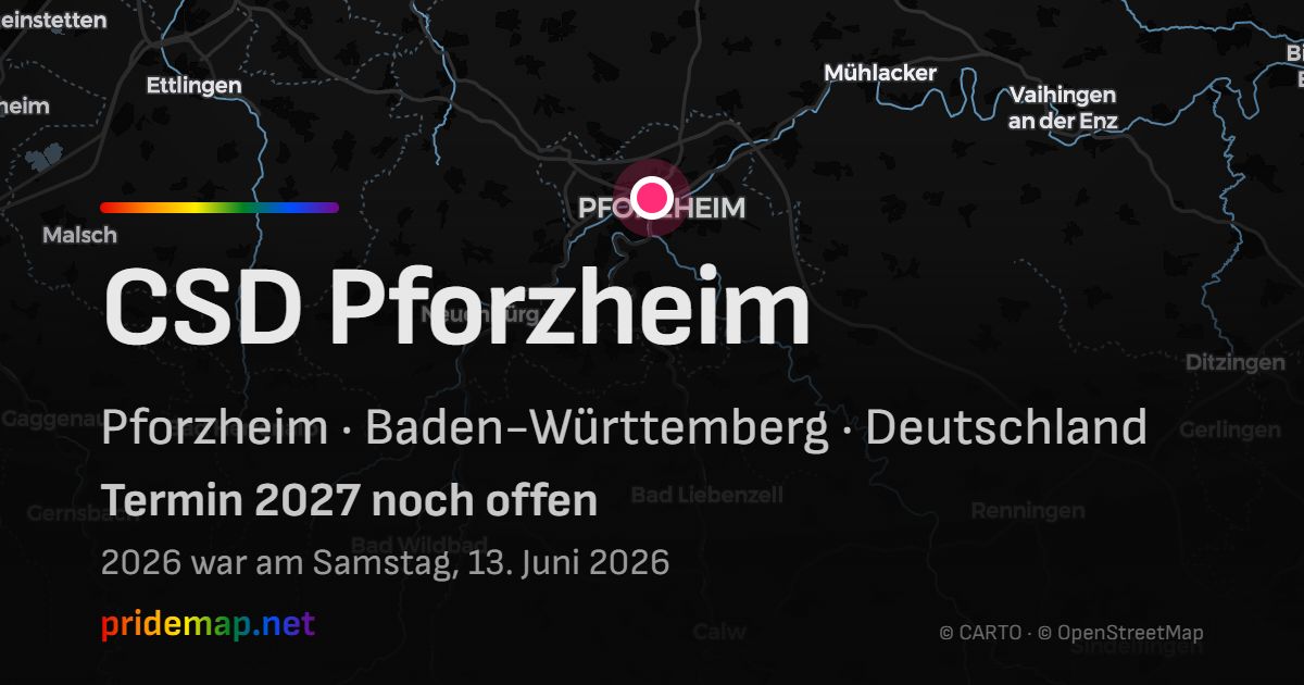 CSD Pforzheim — Pforzheim, Deutschland