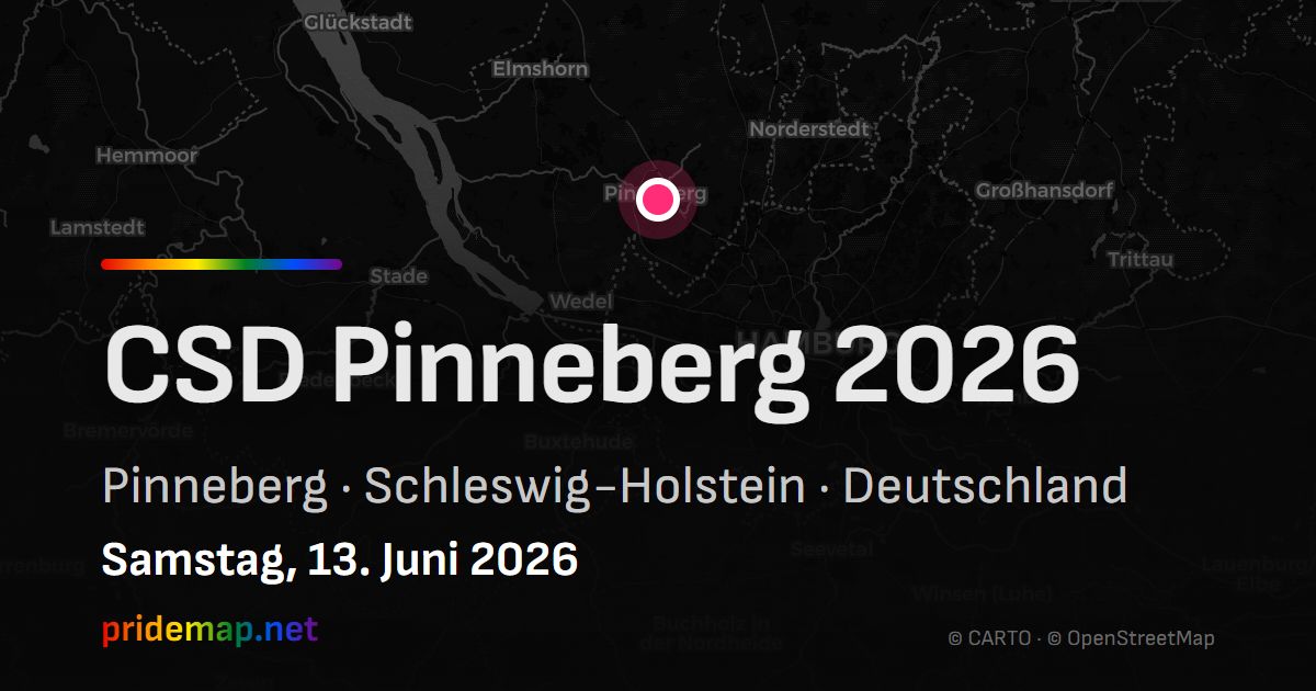 CSD Pinneberg 2026 — Pinneberg, Deutschland