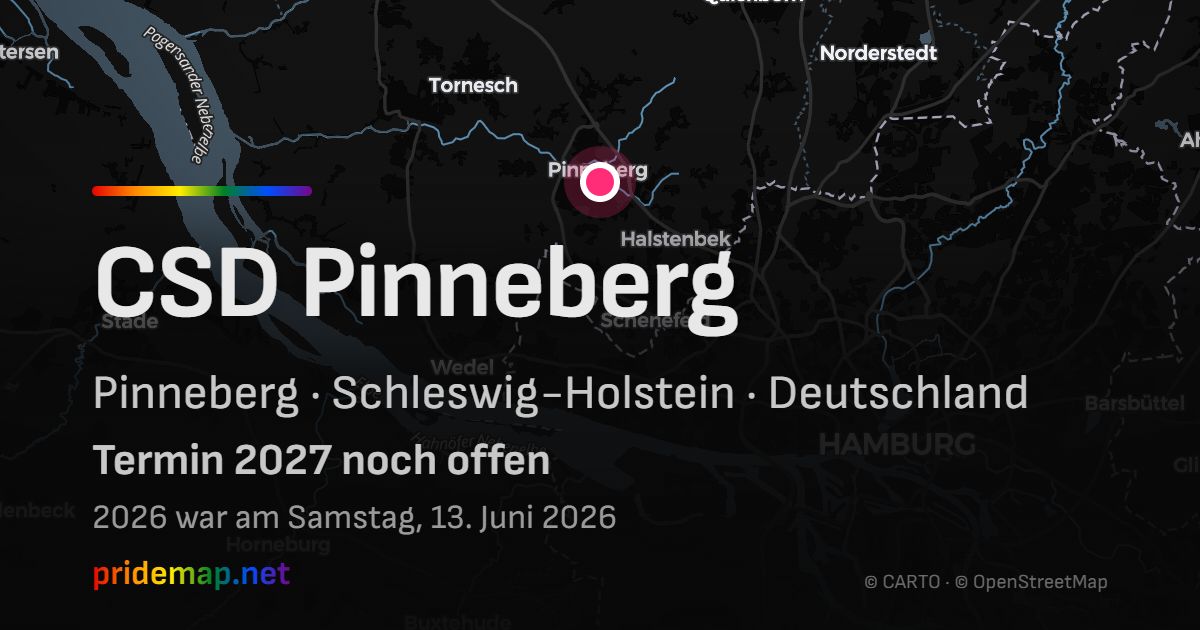 CSD Pinneberg — Pinneberg, Deutschland