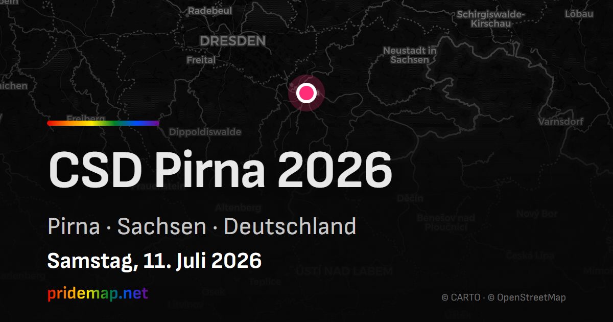 CSD Pirna 2026 — Pirna, Deutschland