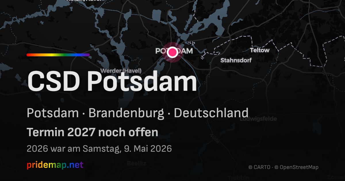 CSD Potsdam — Potsdam, Deutschland