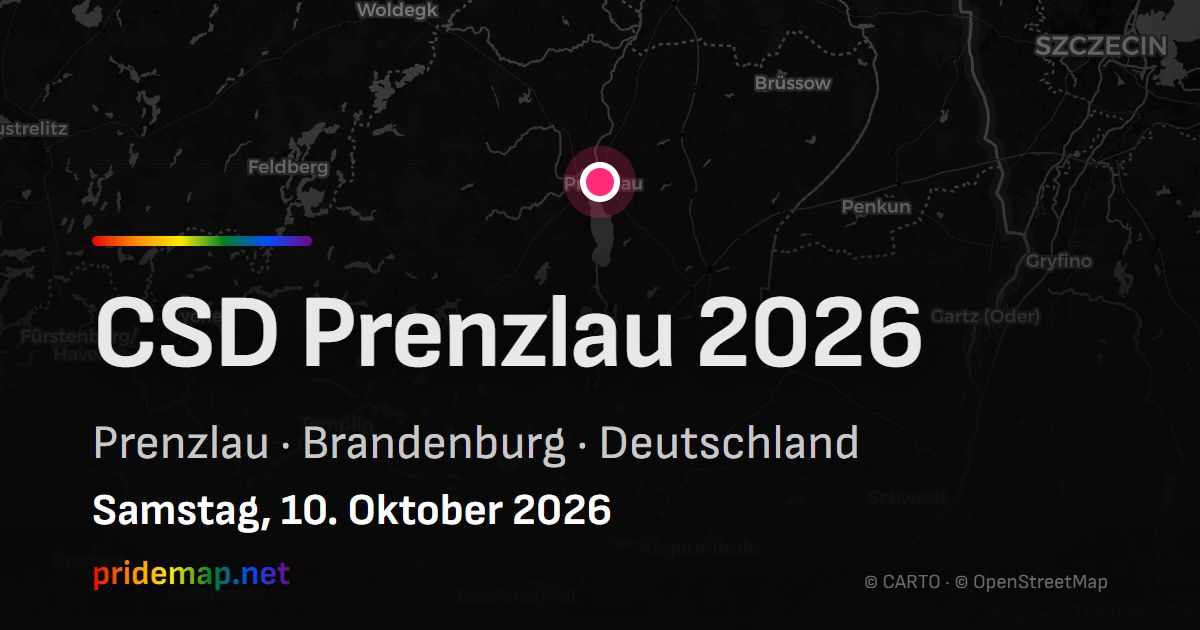 CSD Prenzlau 2026 — Prenzlau, Germany