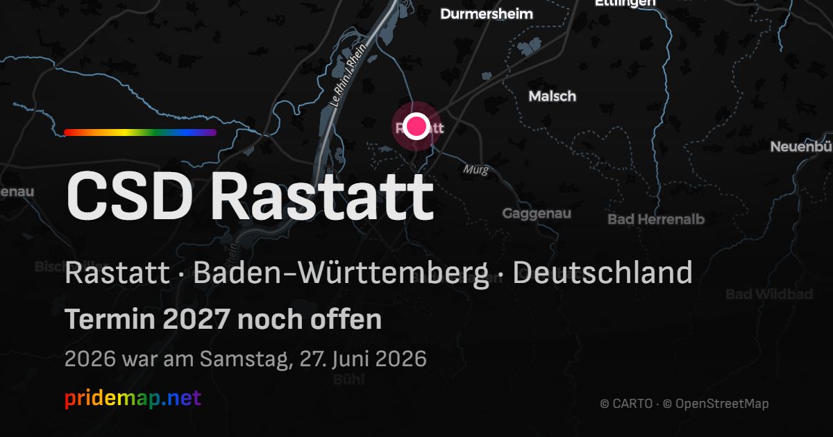 CSD Rastatt — Rastatt, Deutschland