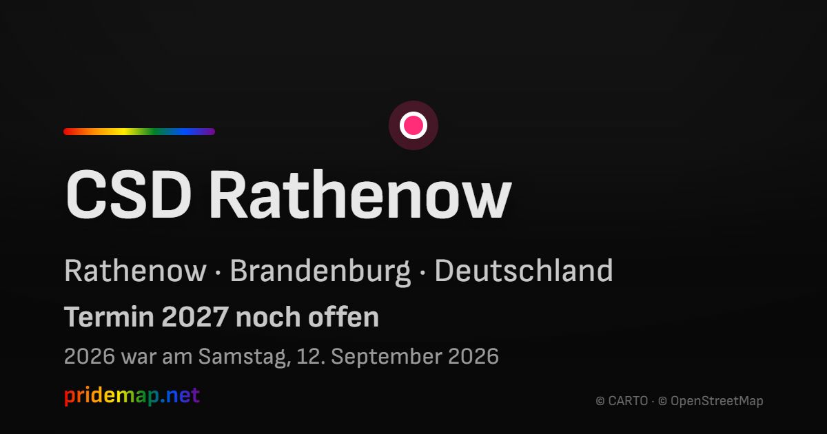 CSD Rathenow — Rathenow, Germany