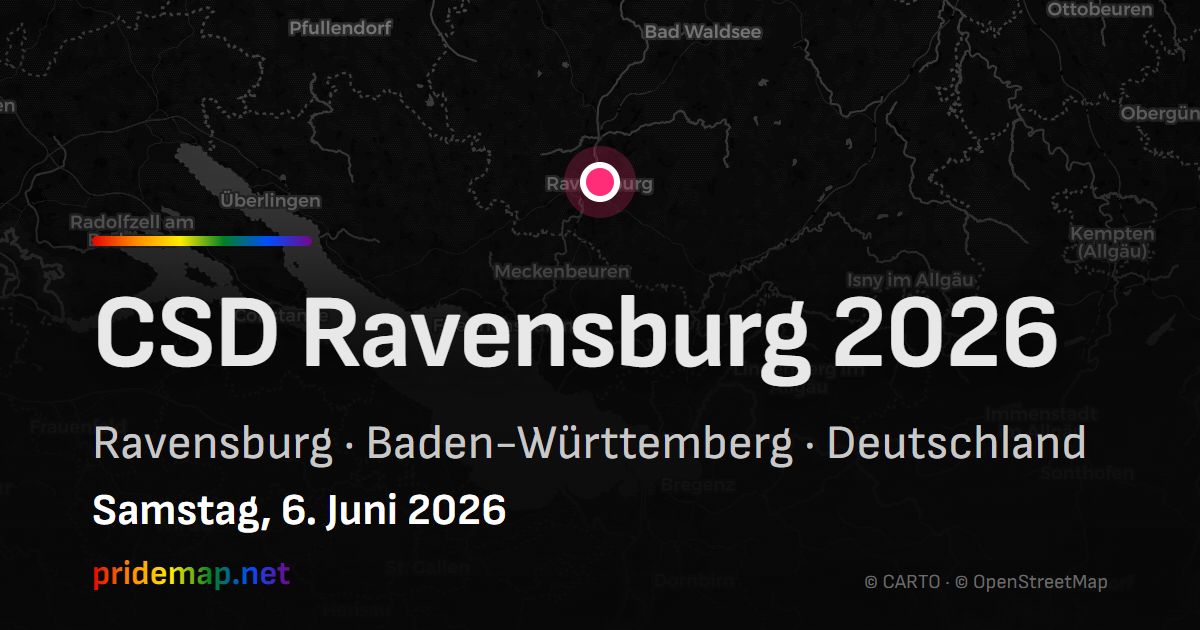 CSD Ravensburg 2026 — Ravensburg, Germany