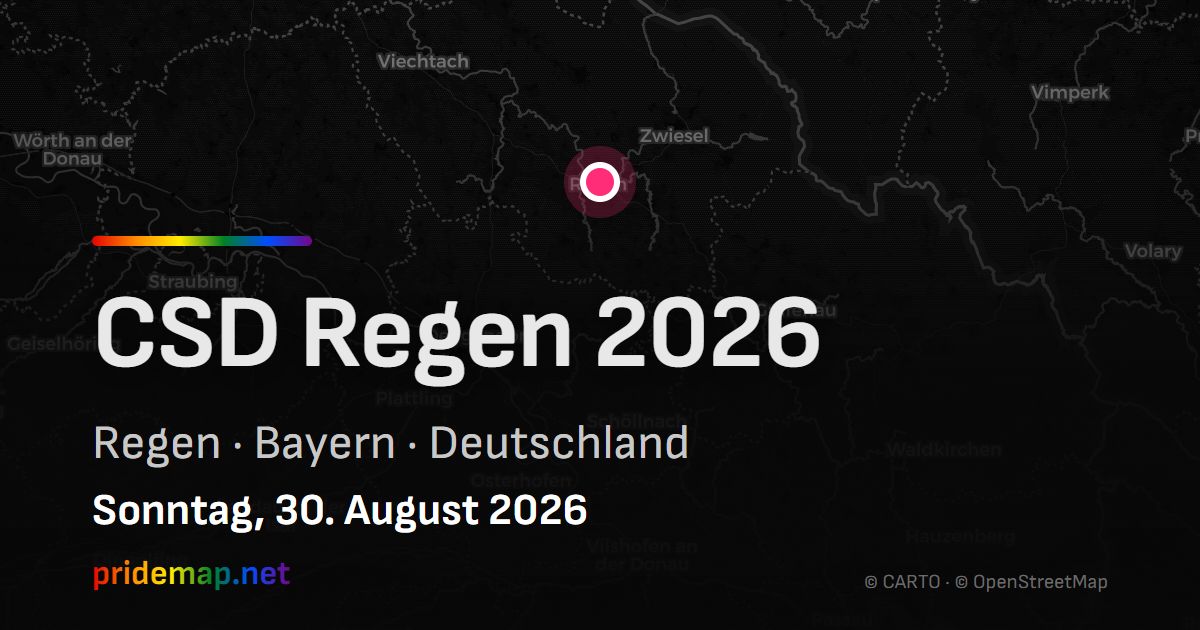 CSD Regen 2026 — Regen, Deutschland