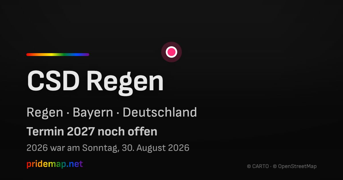 CSD Regen — Regen, Deutschland
