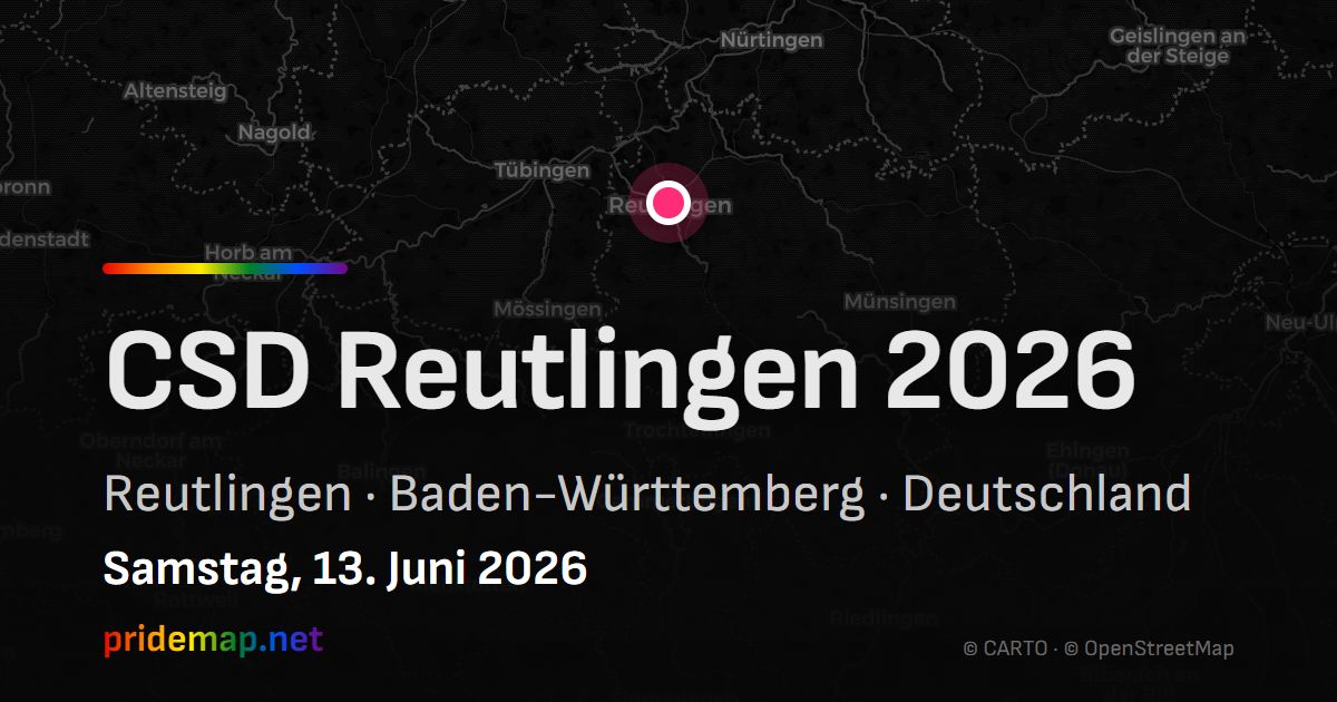 CSD Reutlingen 2026 — Reutlingen, Deutschland