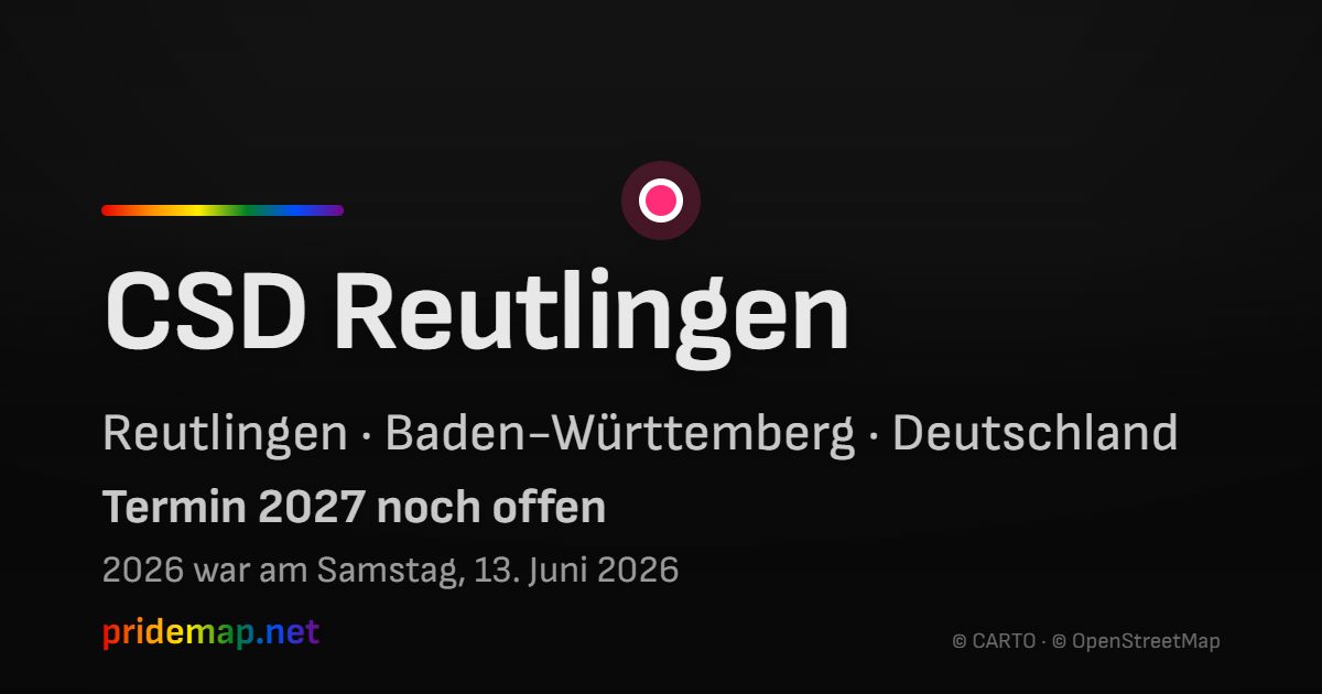 CSD Reutlingen — Reutlingen, Deutschland
