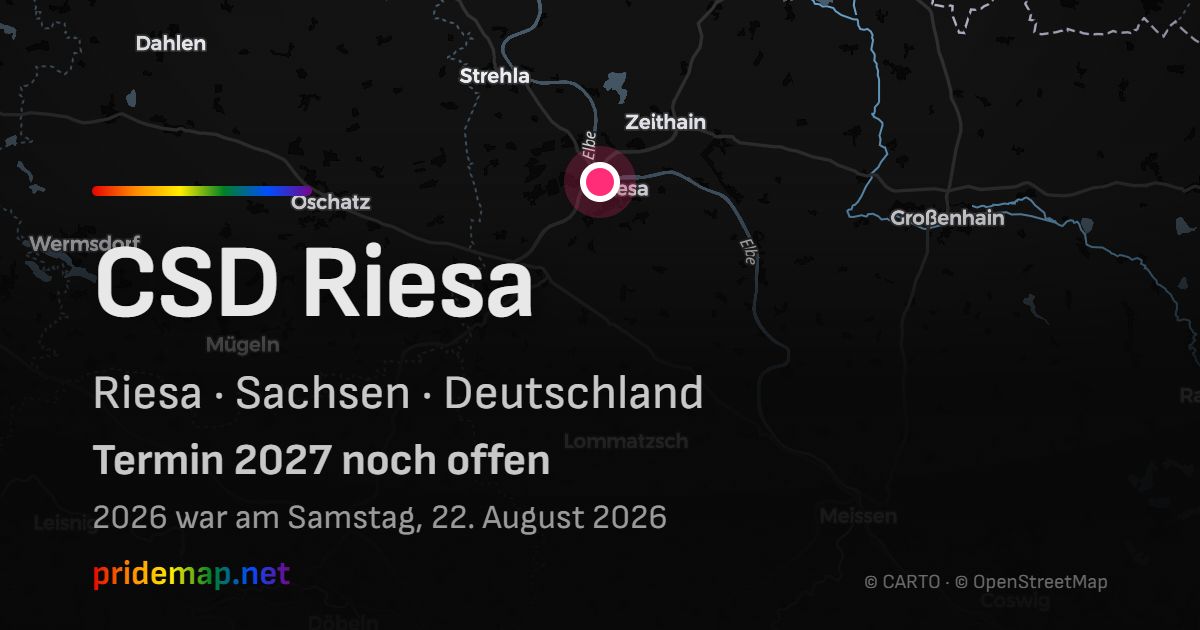 CSD Riesa — Riesa, Deutschland