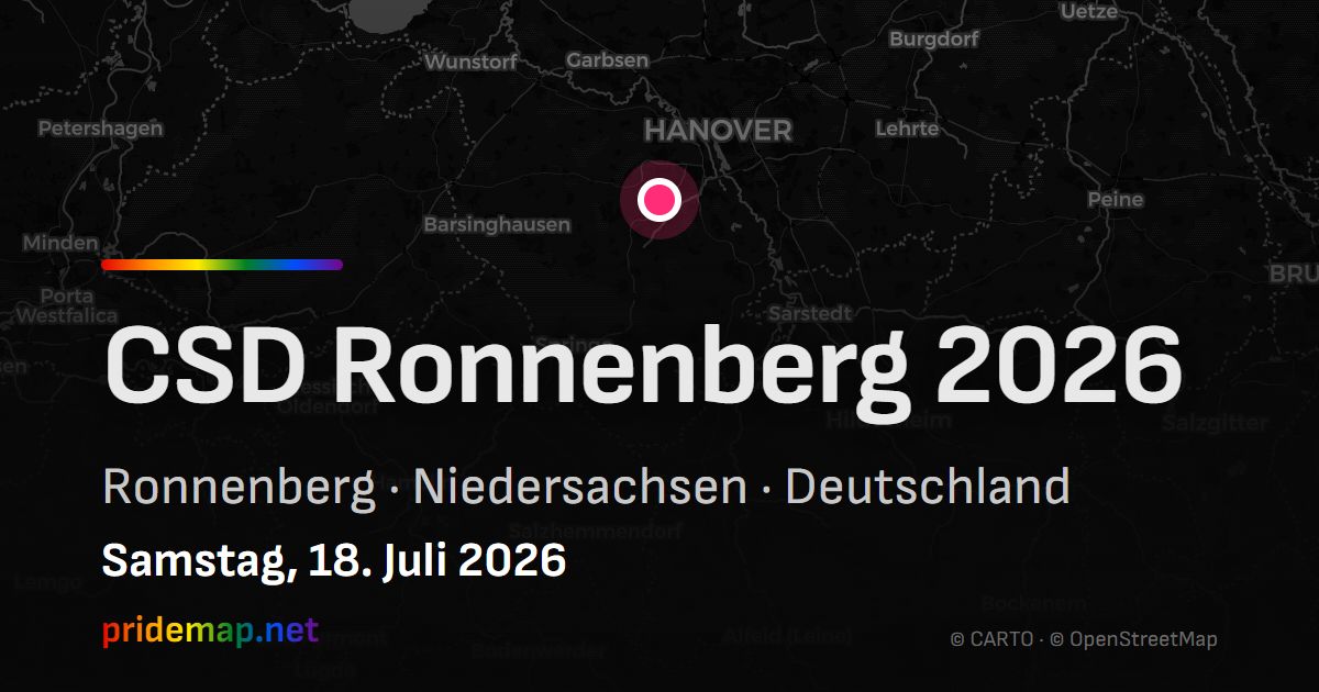 CSD Ronnenberg 2026 — Ronnenberg, Deutschland