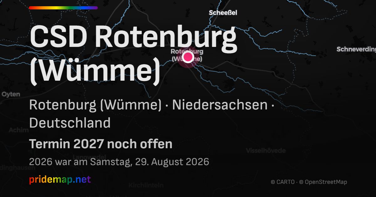 CSD Rotenburg (Wümme) — Rotenburg (Wümme), Germany