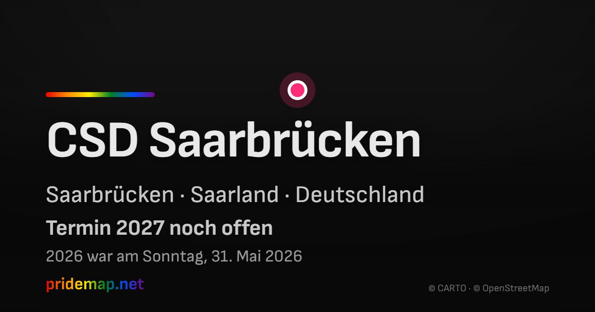 CSD Saarbrücken — Saarbrücken, Deutschland