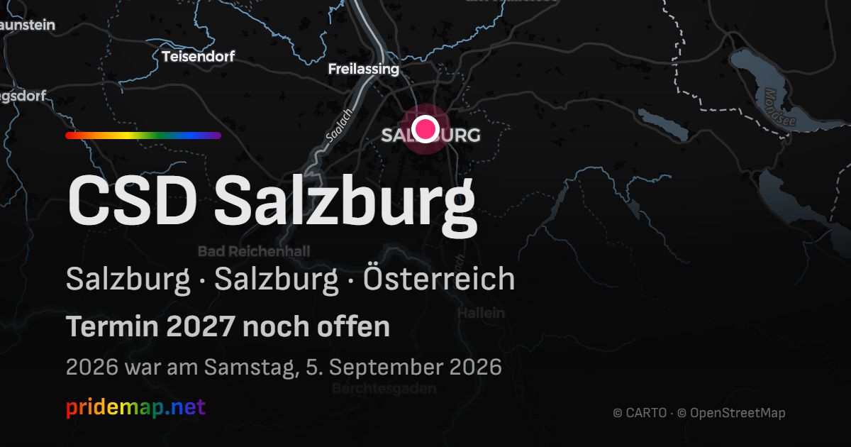 CSD Salzburg — Salzburg, Österreich