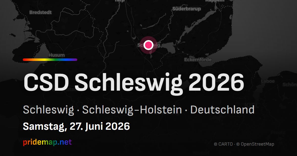 CSD Schleswig 2026 — Schleswig, Germany