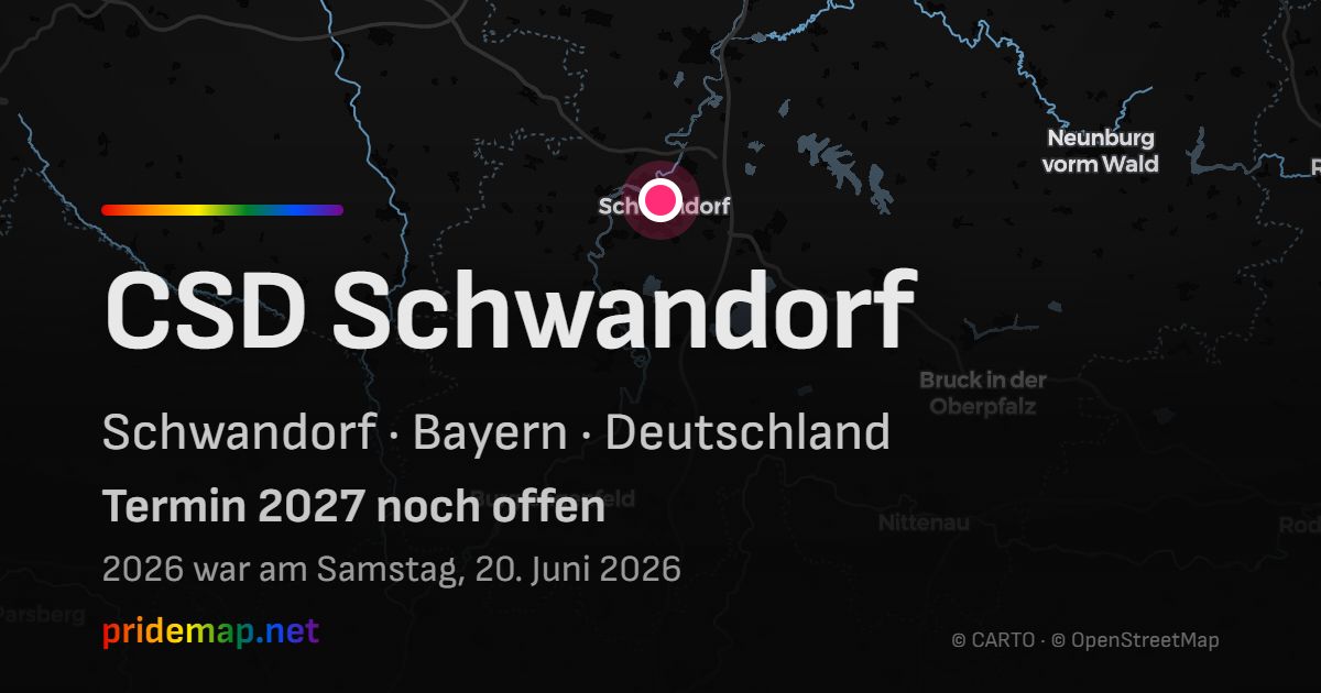 CSD Schwandorf — Schwandorf, Deutschland