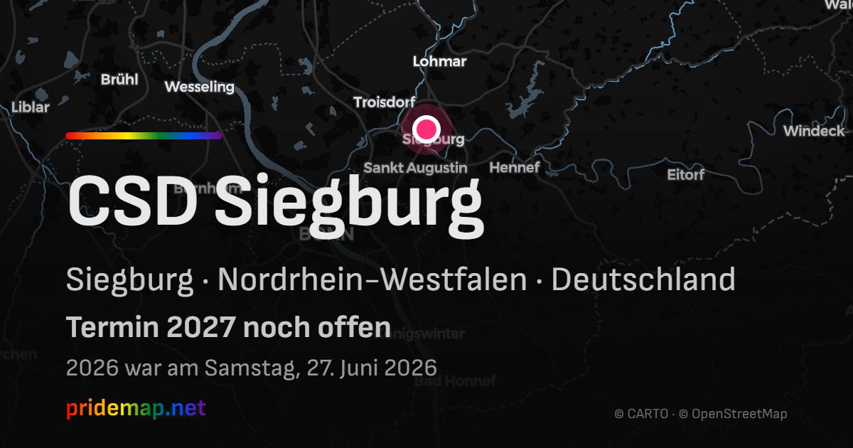 CSD Siegburg — Siegburg, Deutschland