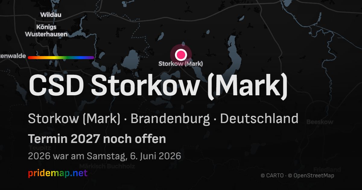 CSD Storkow (Mark) — Storkow (Mark), Deutschland