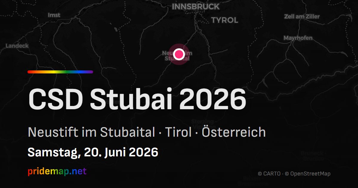 CSD Stubai 2026 — Neustift im Stubaital, Österreich