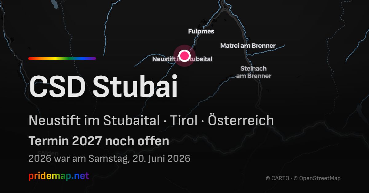 CSD Stubai — Neustift im Stubaital, Österreich