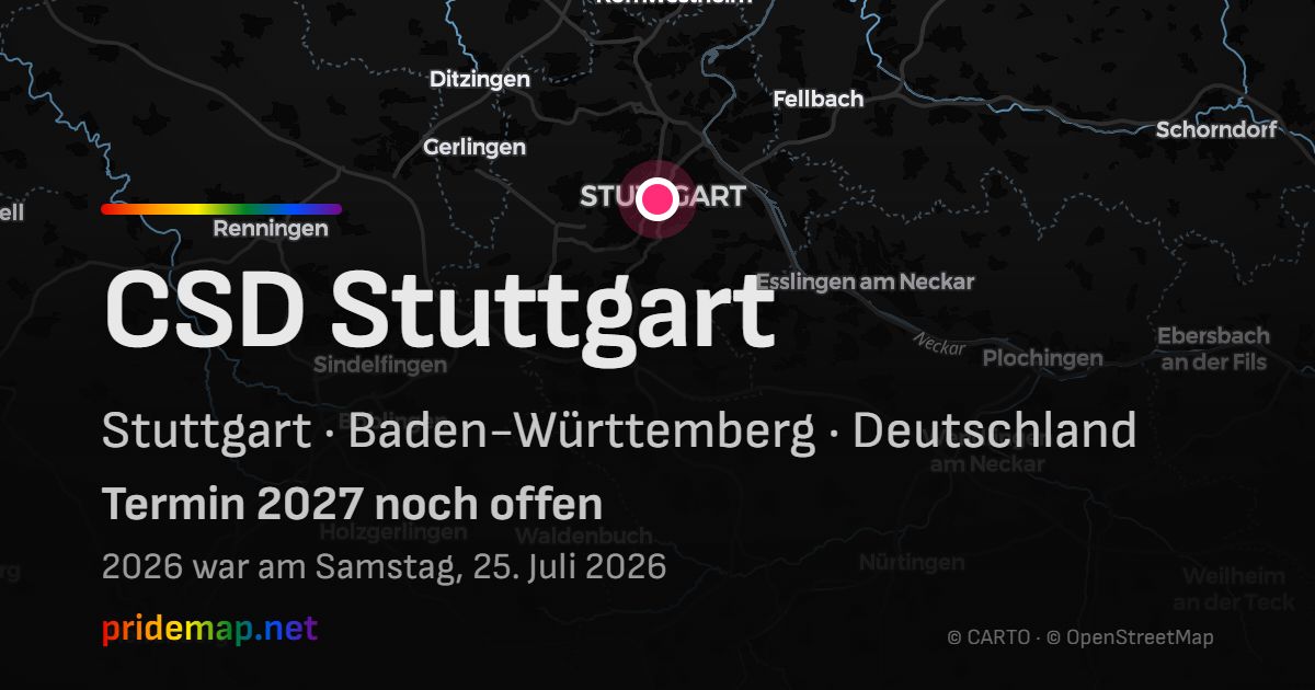 CSD Stuttgart — Stuttgart, Deutschland