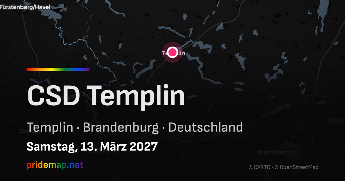 CSD Templin — Templin, Deutschland