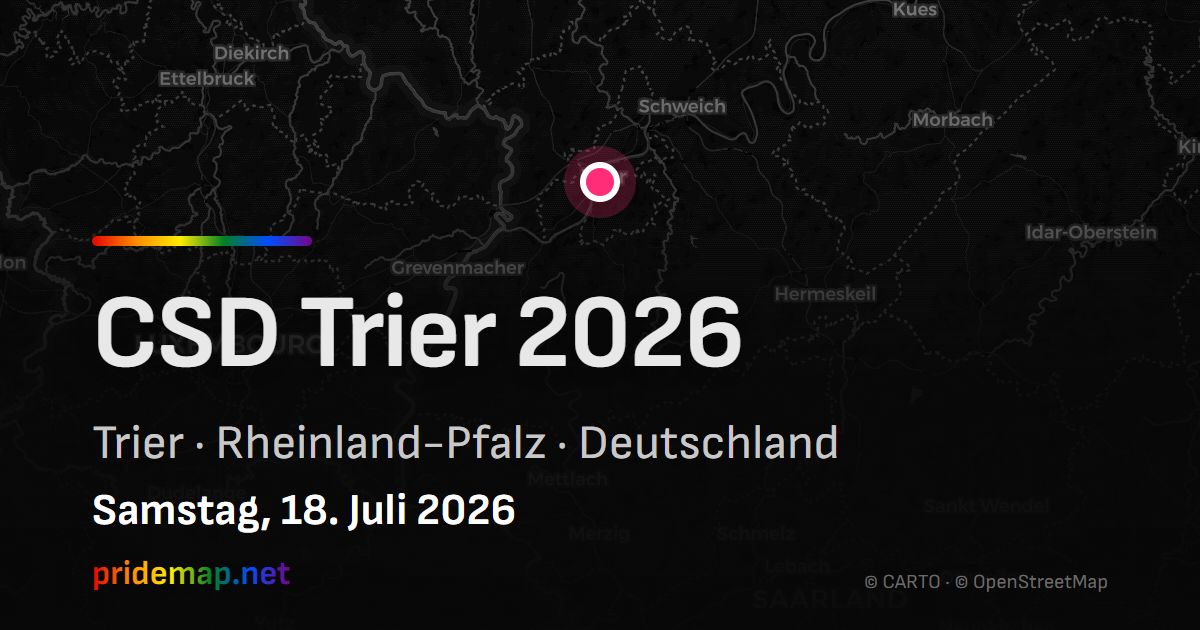 CSD Trier 2026 — Trier, Deutschland