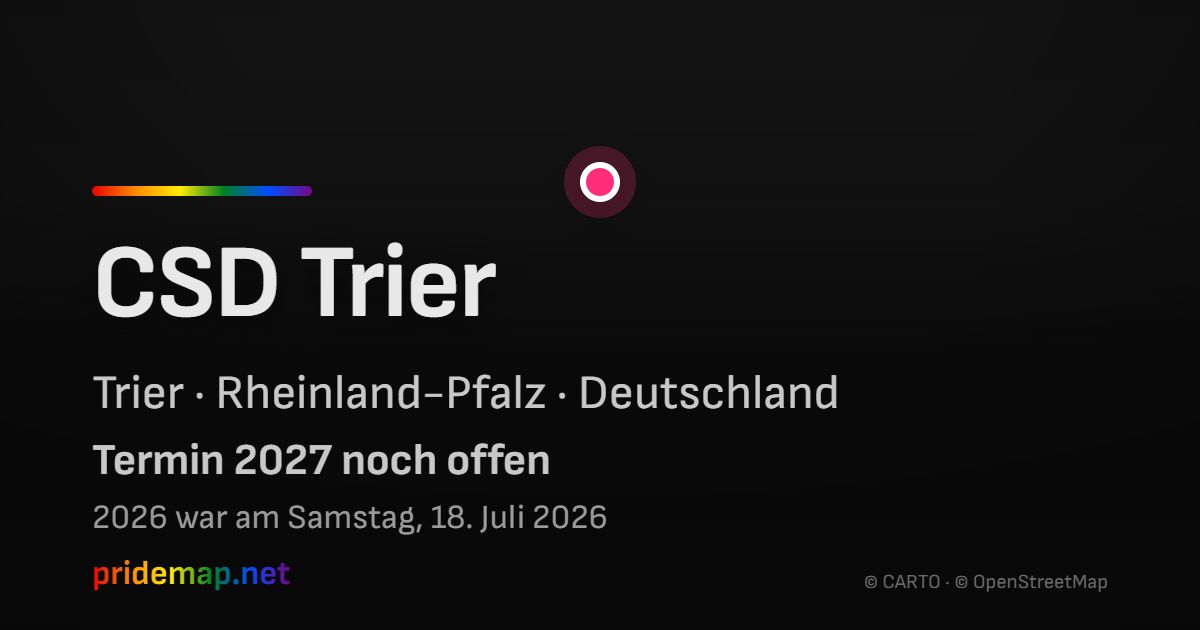 CSD Trier — Trier, Deutschland