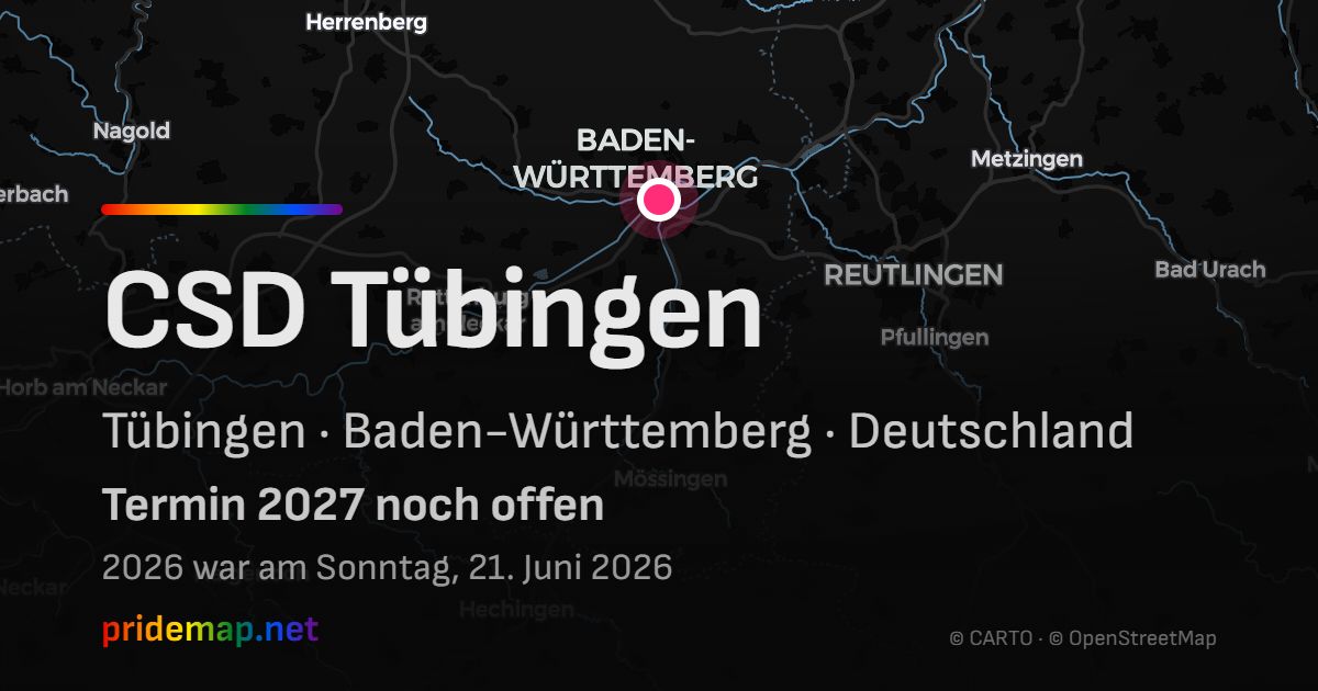 CSD Tübingen — Tübingen, Deutschland