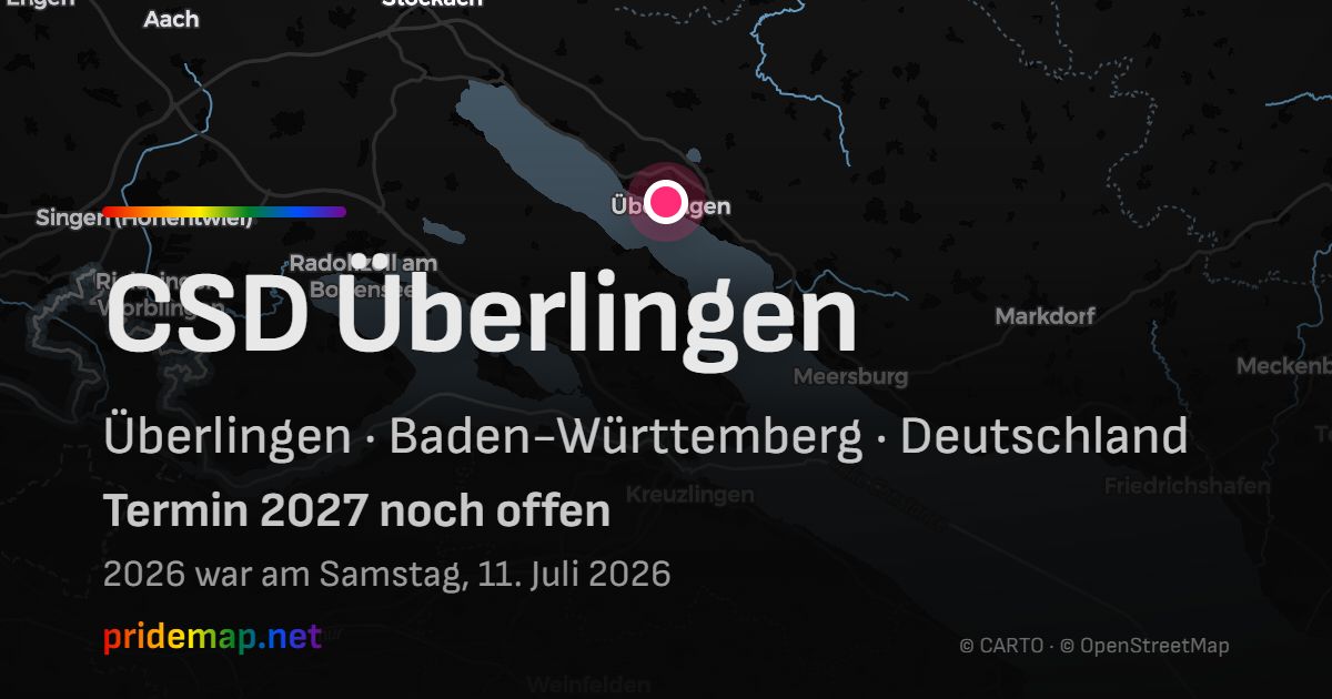 CSD Überlingen — Überlingen, Deutschland