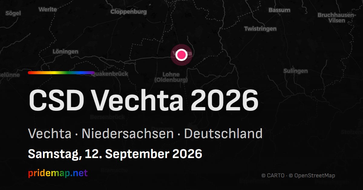 CSD Vechta 2026 — Vechta, Deutschland