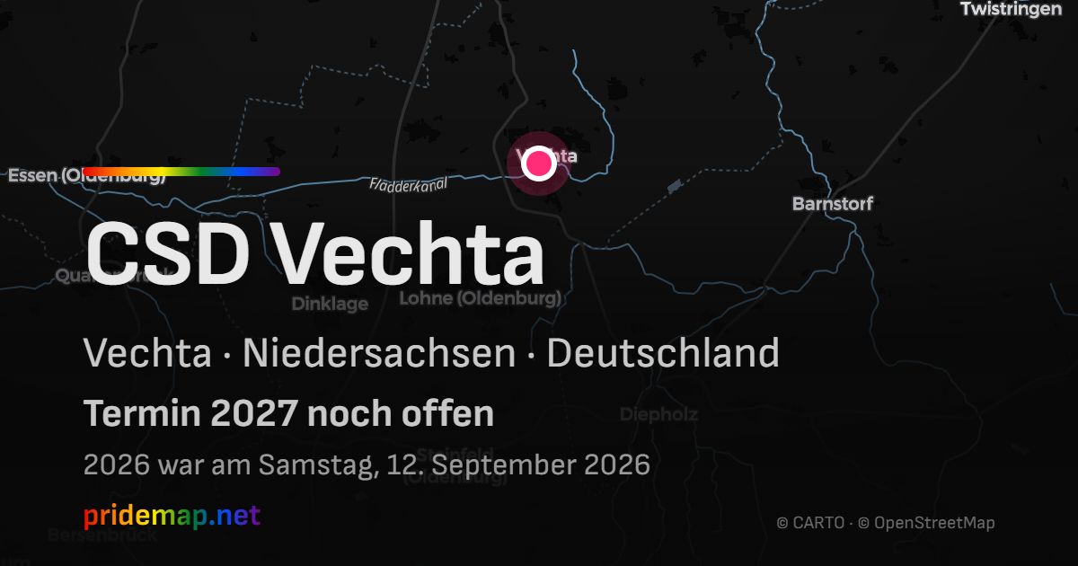 CSD Vechta — Vechta, Deutschland