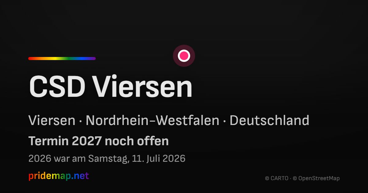 CSD Viersen — Viersen, Deutschland
