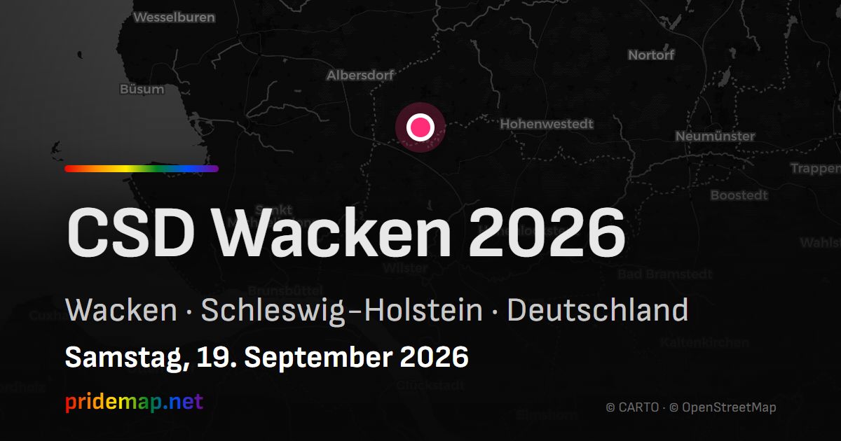 CSD Wacken 2026 — Wacken, Deutschland