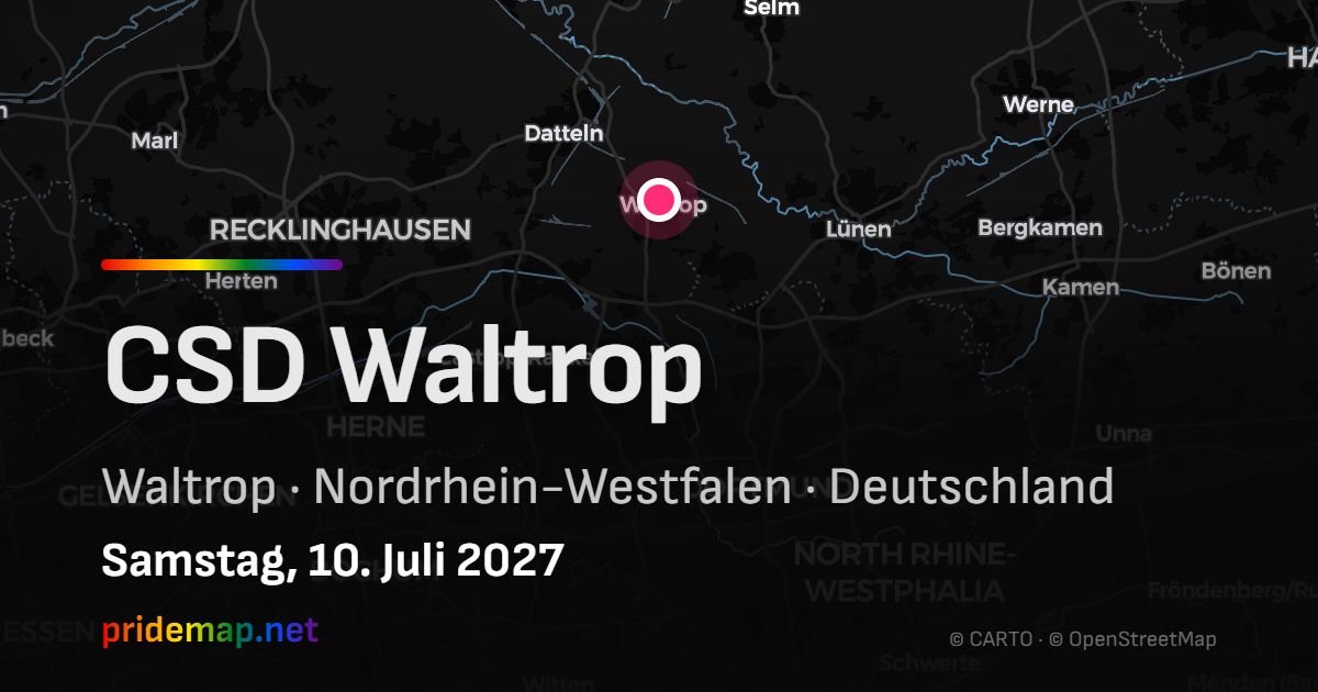 CSD Waltrop — Waltrop, Deutschland