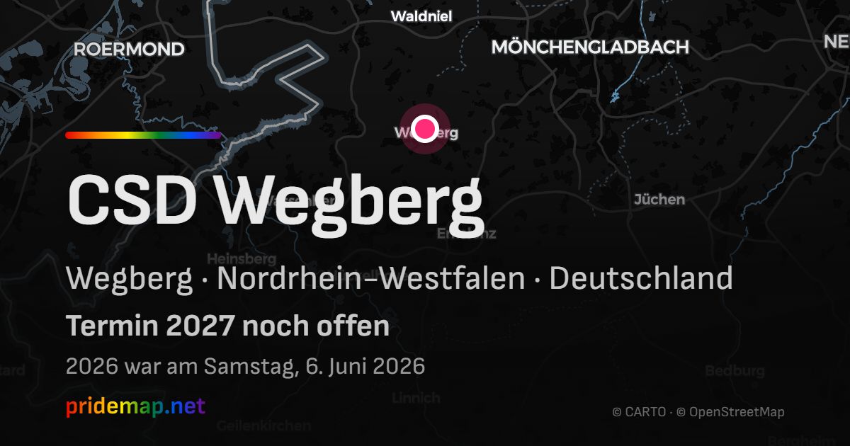 CSD Wegberg — Wegberg, Deutschland