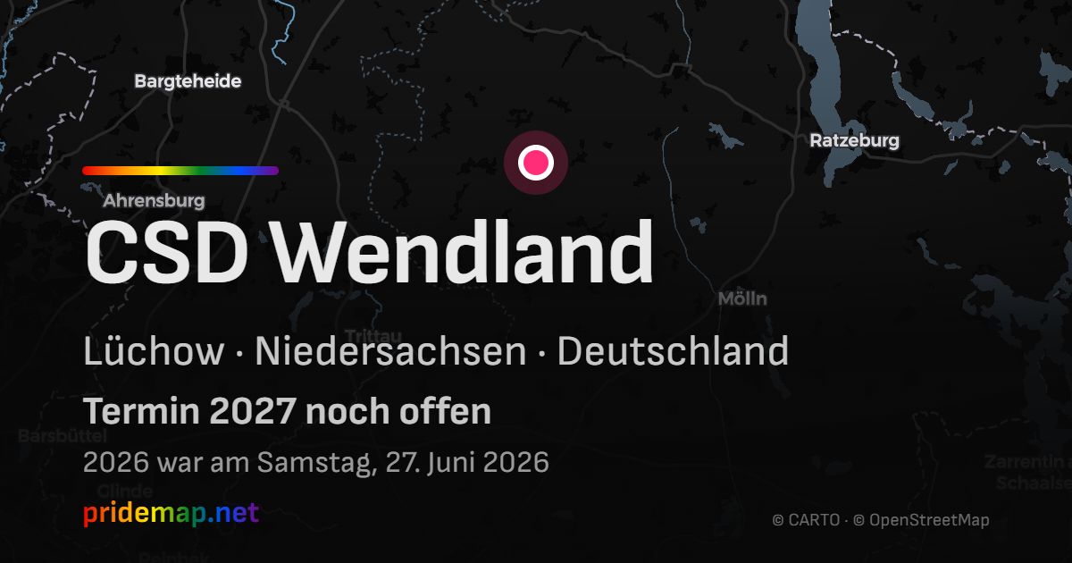 CSD Wendland — Lüchow, Deutschland