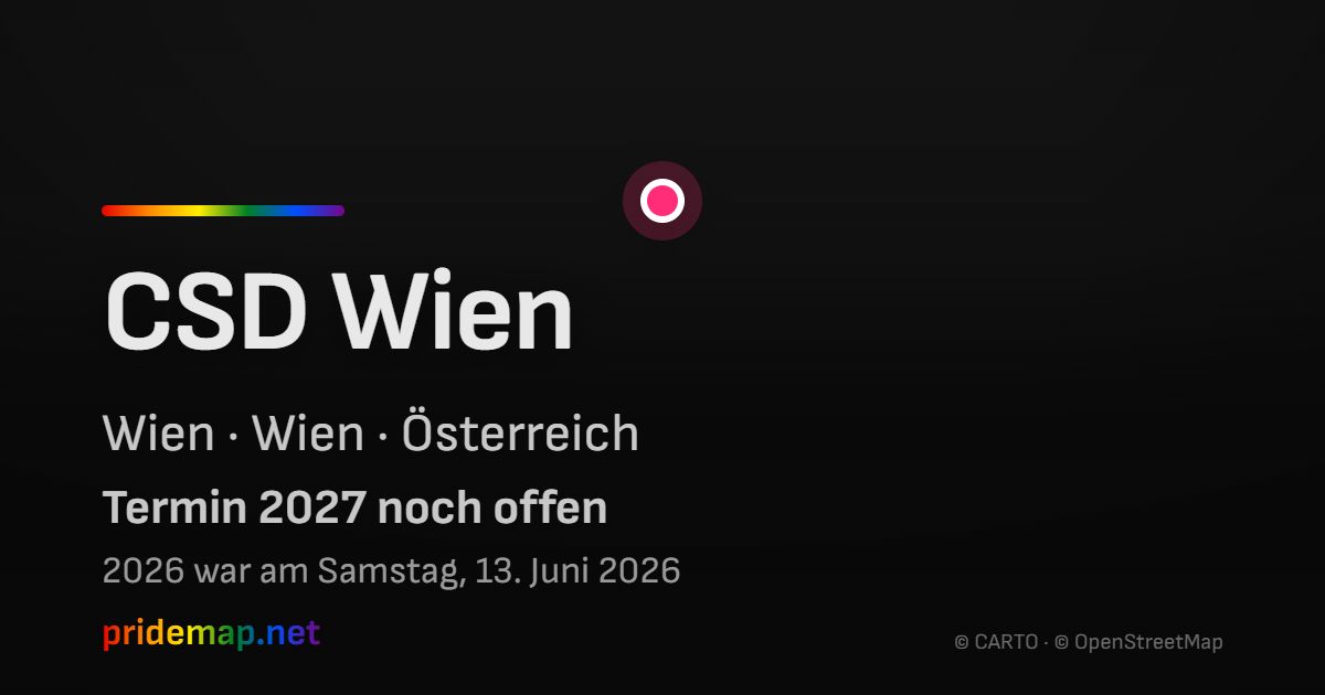 CSD Wien — Wien, Österreich