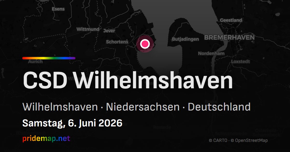 CSD Wilhelmshaven — Wilhelmshaven, Deutschland
