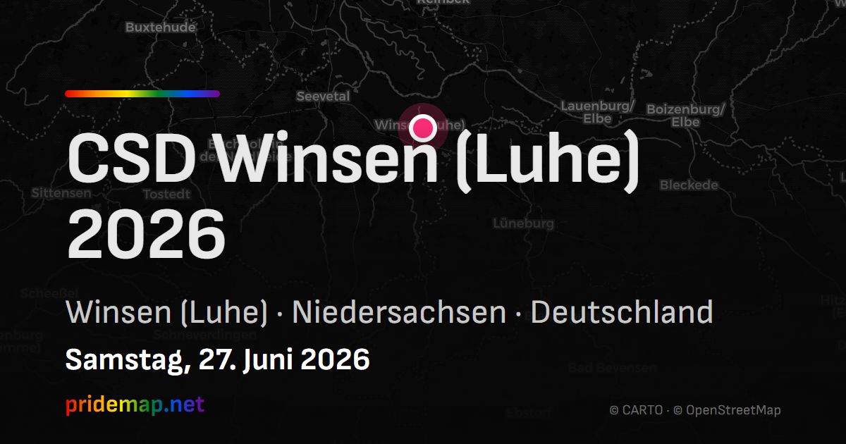 CSD Winsen (Luhe) 2026 — Winsen (Luhe), Deutschland