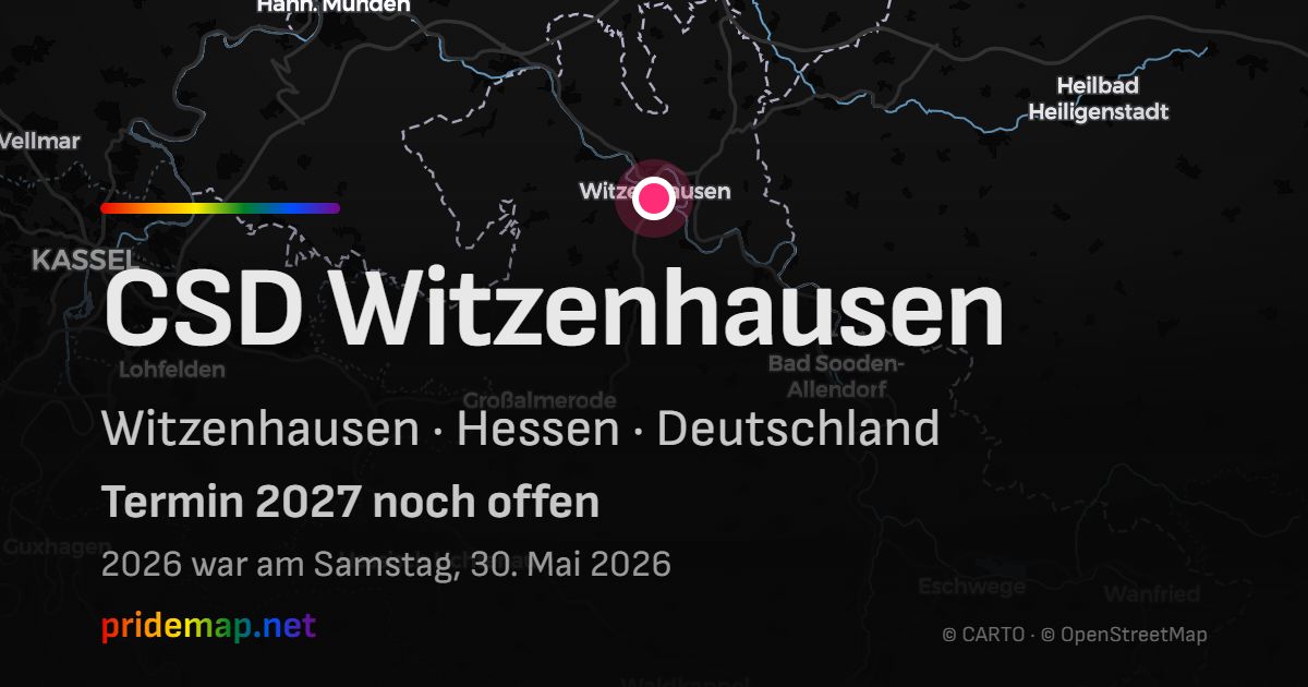 CSD Witzenhausen — Witzenhausen, Deutschland