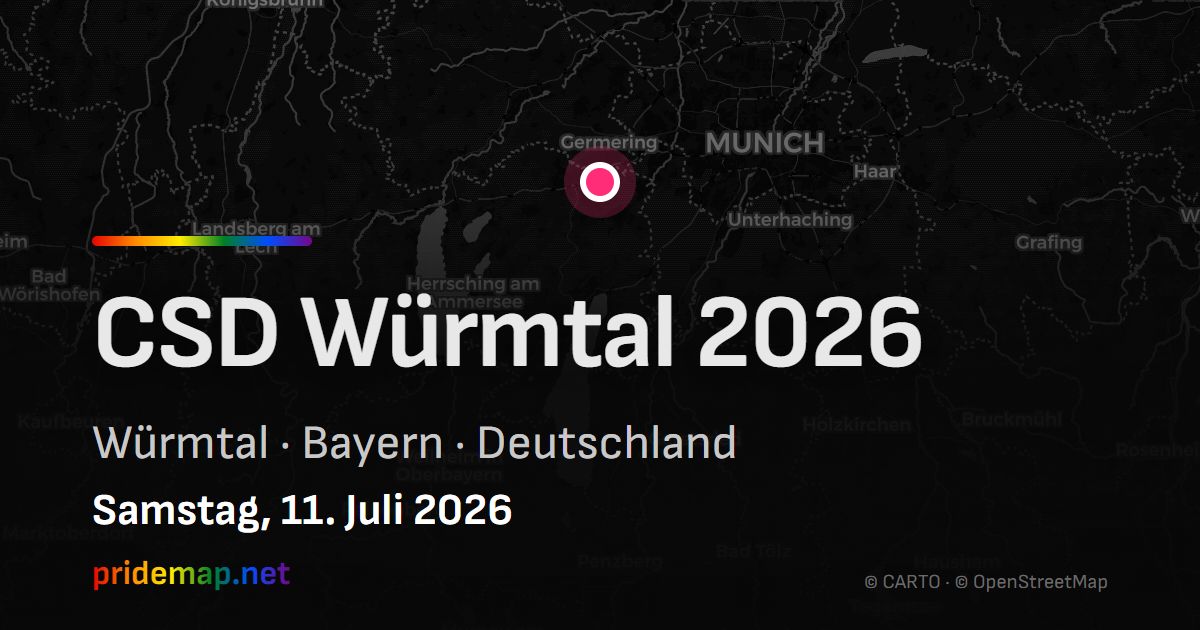 CSD Würmtal 2026 — Würmtal, Deutschland