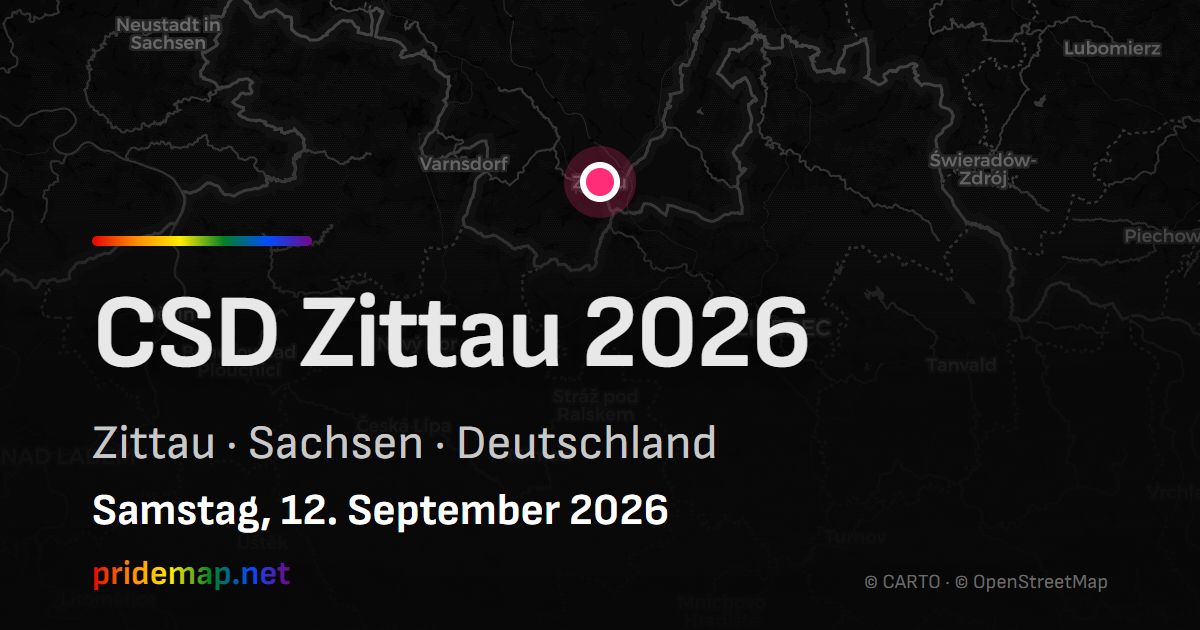 CSD Zittau 2026 — Zittau, Deutschland
