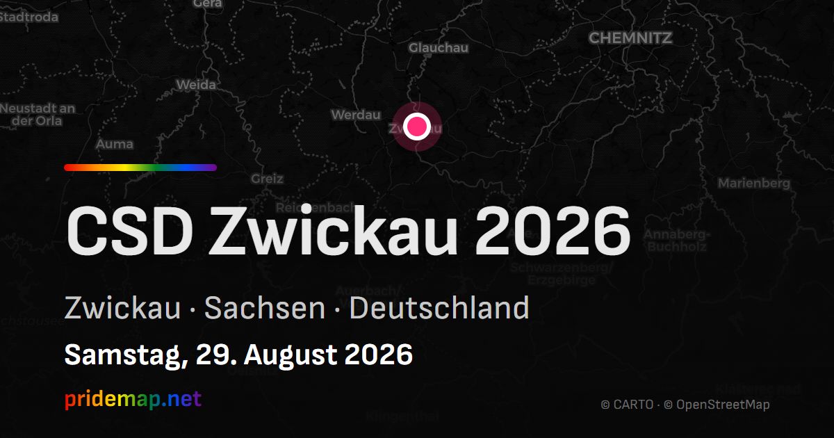 CSD Zwickau 2026 — Zwickau, Deutschland