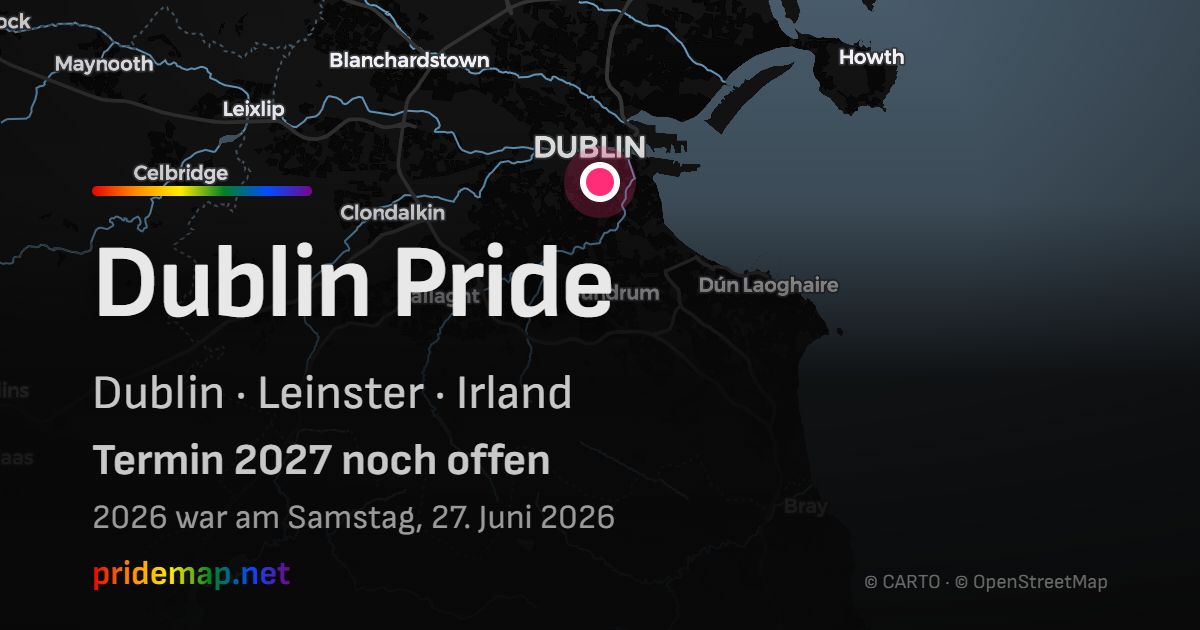 Dublin Pride — Dublin, Irland