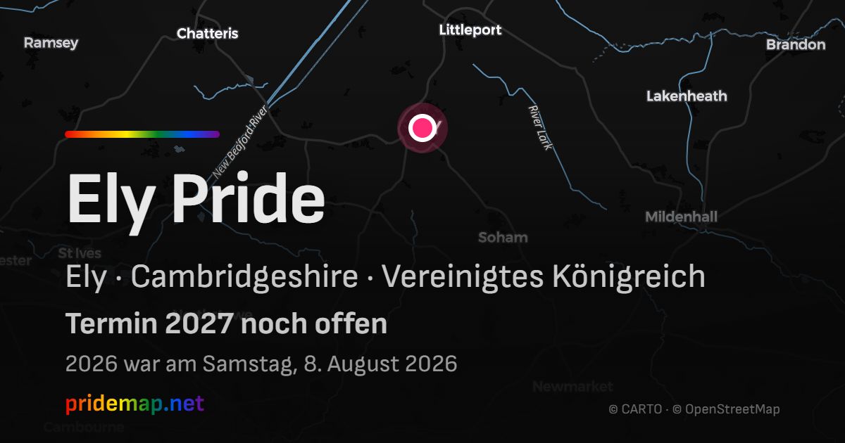 Ely Pride — Ely, Vereinigtes Königreich