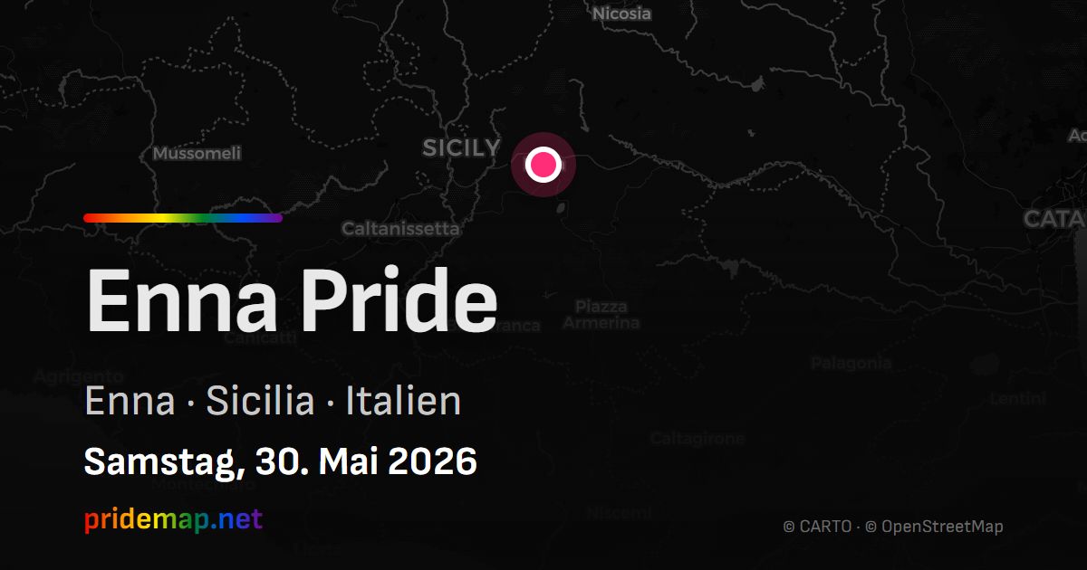 Enna Pride — Enna, Italy